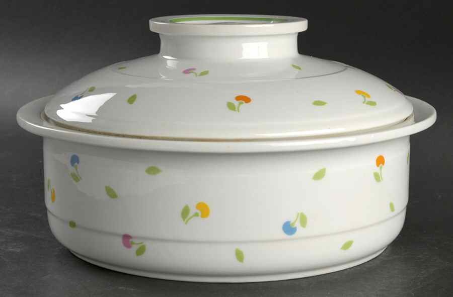 Summer Scene 2.5 Qt Round Covered Casserole by Mikasa-1