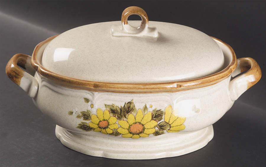 Sunny Side 2.5 Quart Oval Covered Casserole by Mikasa-1