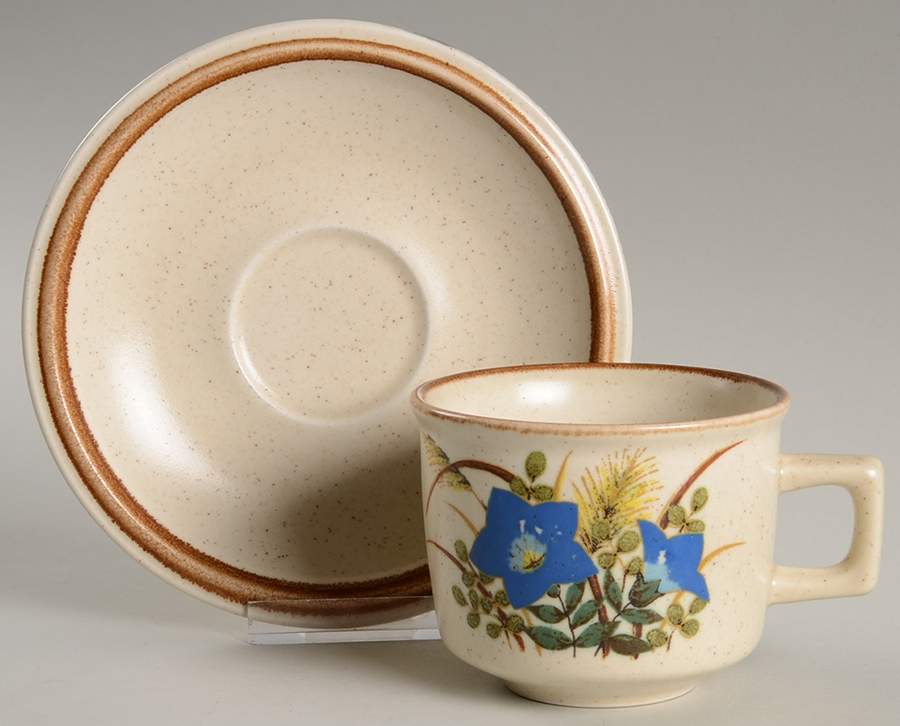 Susuki Flat Cup & Saucer Set by Mikasa-1