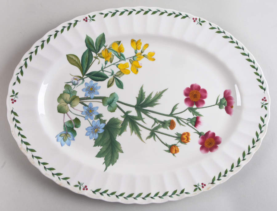 Summer Symphony 14" Oval Serving Platter by Mikasa-1