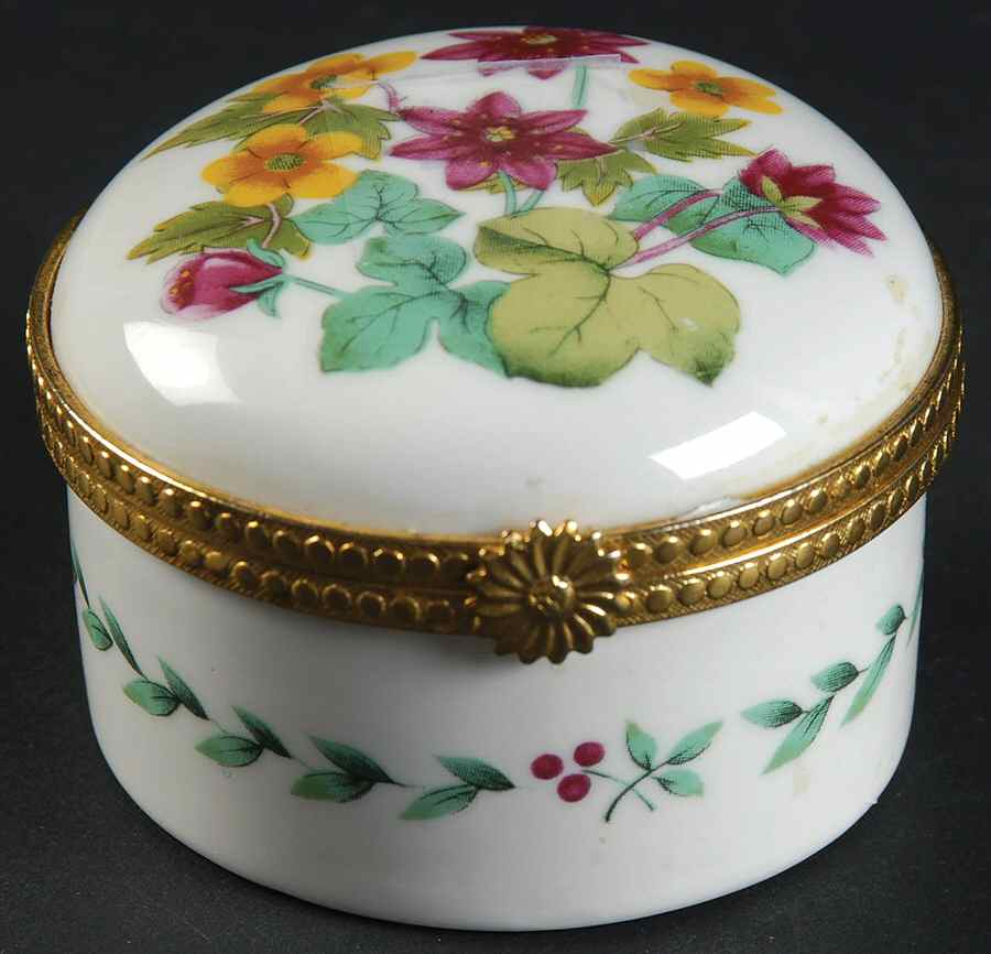 Summer Symphony Round Hinged Box by Mikasa-1