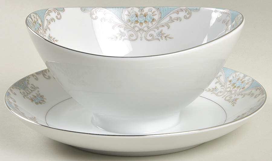 Sutton Gravy Boat with Attached Underplate by Mikasa-1
