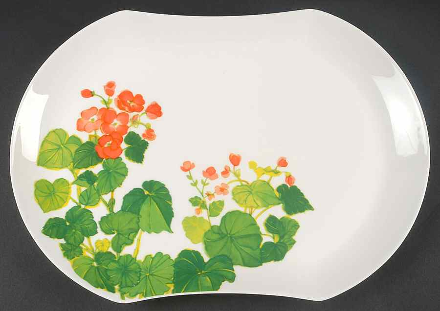 Sunny Window 14" Oval Serving Platter by Mikasa-1