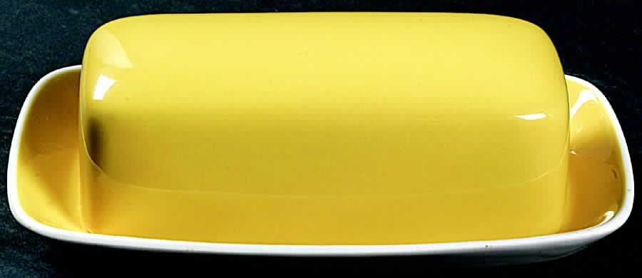 Sun Yellow 1/4 Lb Covered Butter by Mikasa-1