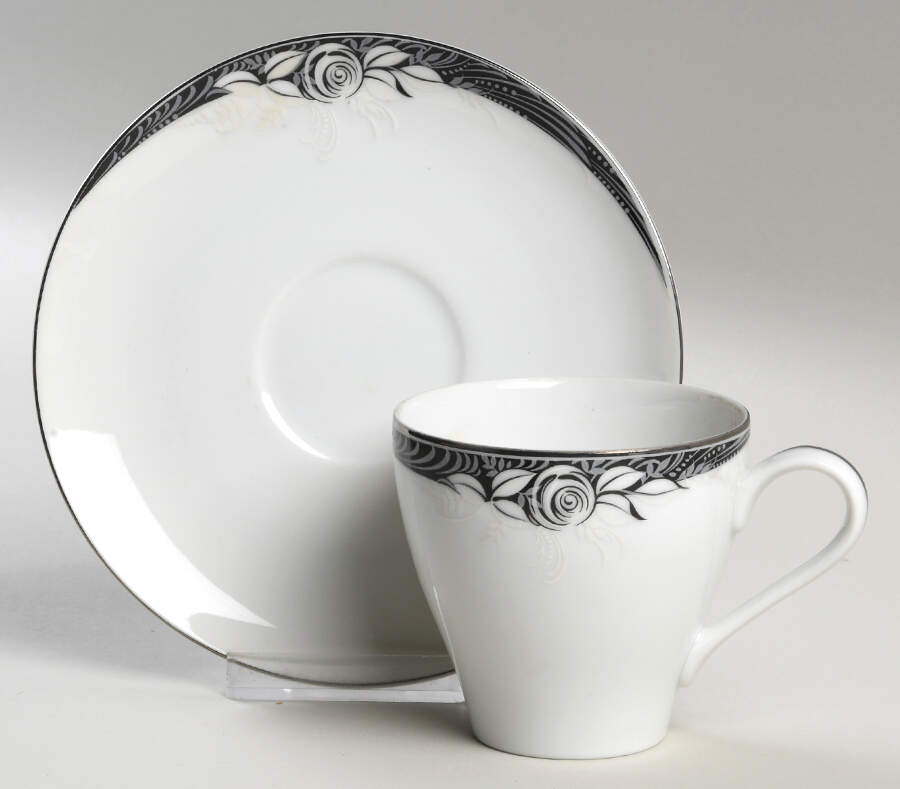 Suzanne Flat Cup & Saucer Set by Mikasa-1