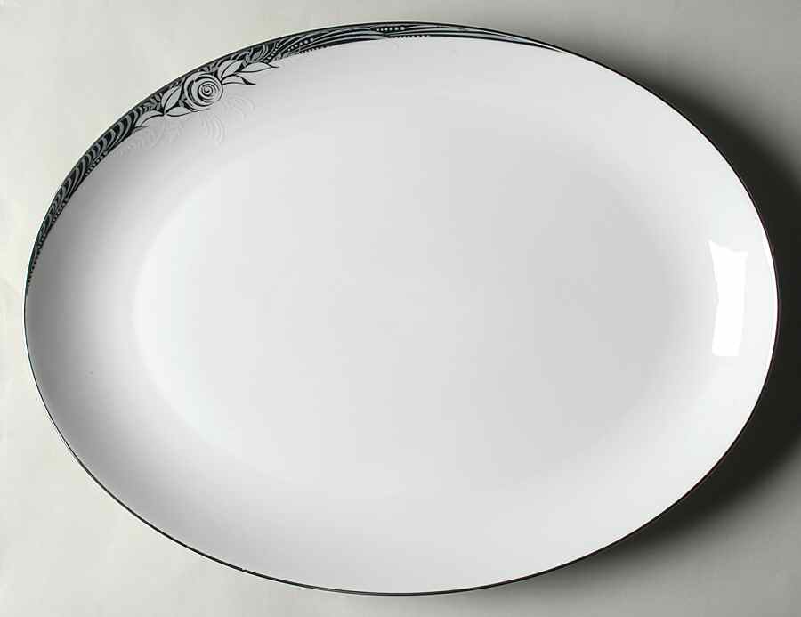 Suzanne 16" Oval Serving Platter by Mikasa-1