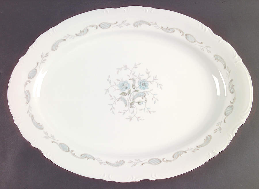 Sweet Briar 16" Oval Serving Platter by Mikasa-1