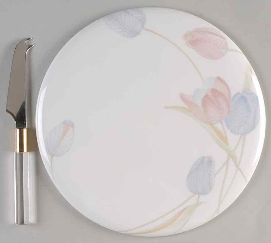 Swiss Garden 2 Piece Cheese Dish and Knife Set by Mikasa-1