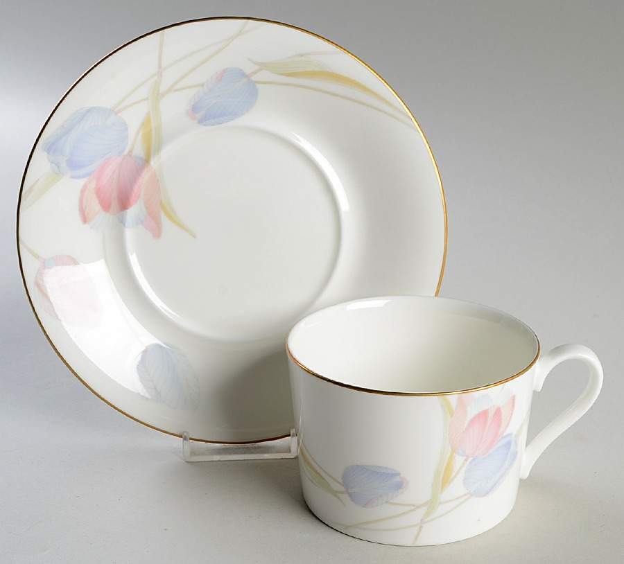 Swiss Garden Oversized Cup & Saucer Set by Mikasa-1