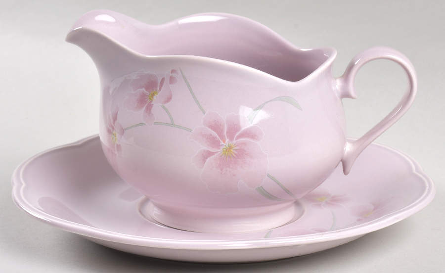 Sweet Leilani Gravy Boat & Underplate by Mikasa-1