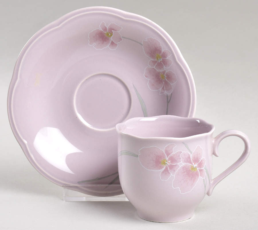Sweet Leilani Flat Demitasse Cup & Saucer Set by Mikasa-1