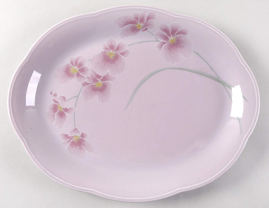 Sweet Leilani 14" Oval Serving Platter by Mikasa-1