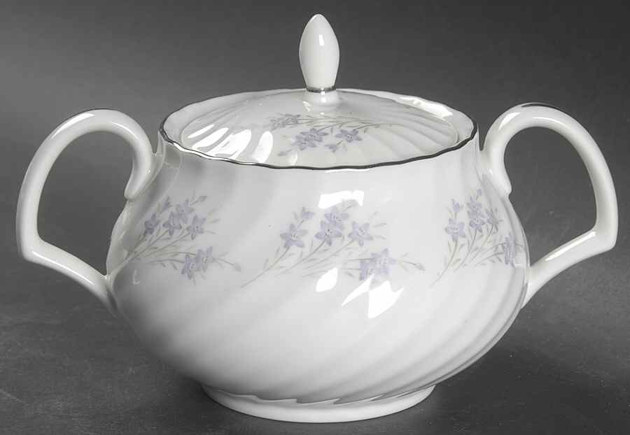 Sweet Violet Sugar Bowl & Lid by Mikasa-1