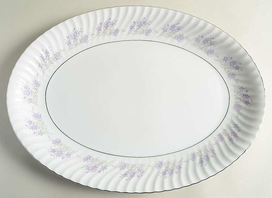 Sweet Violet 16" Oval Serving Platter by Mikasa-1