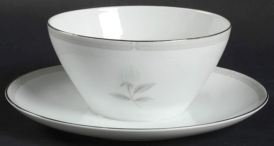 Symphony Gravy Boat with Attached Underplate by Mikasa-1