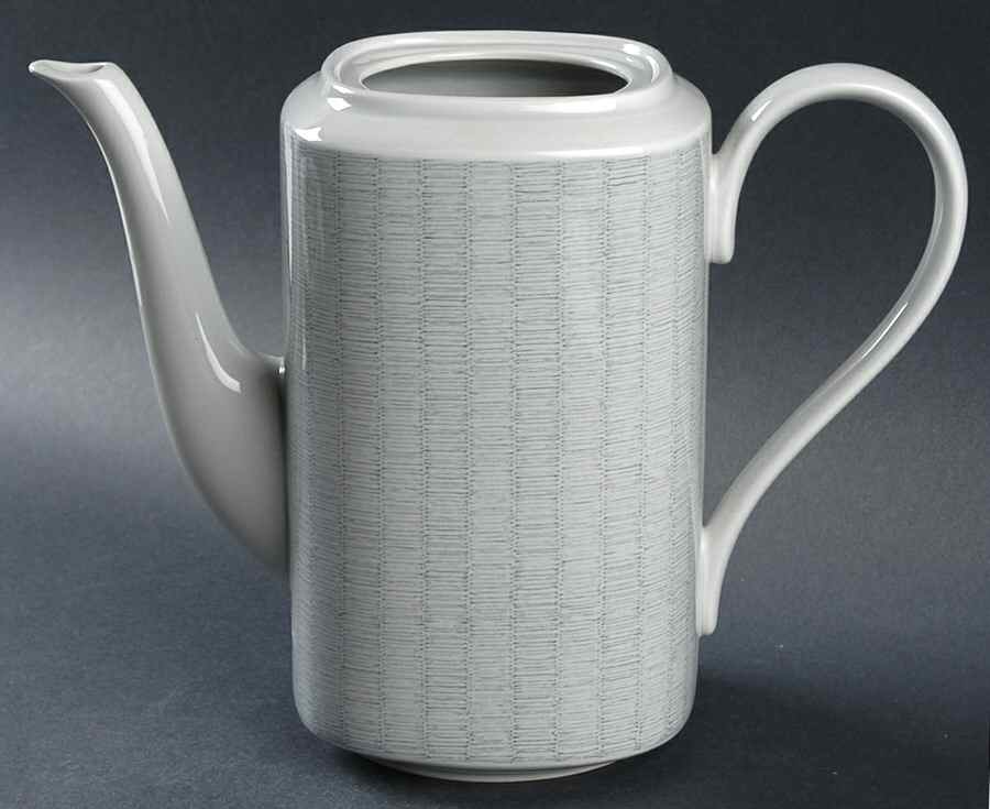 Tatami Gray Coffee Pot No Lid by Mikasa-1