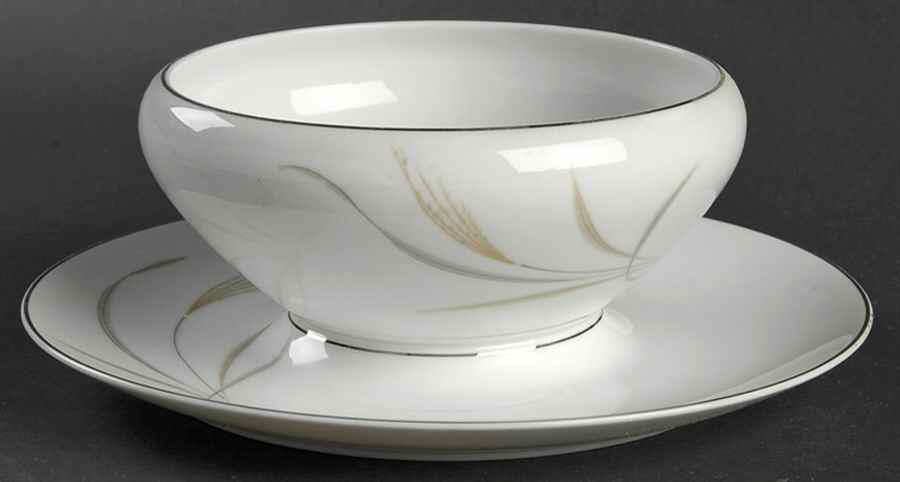 Tahiti Gravy Boat with Attached Underplate by Mikasa-1