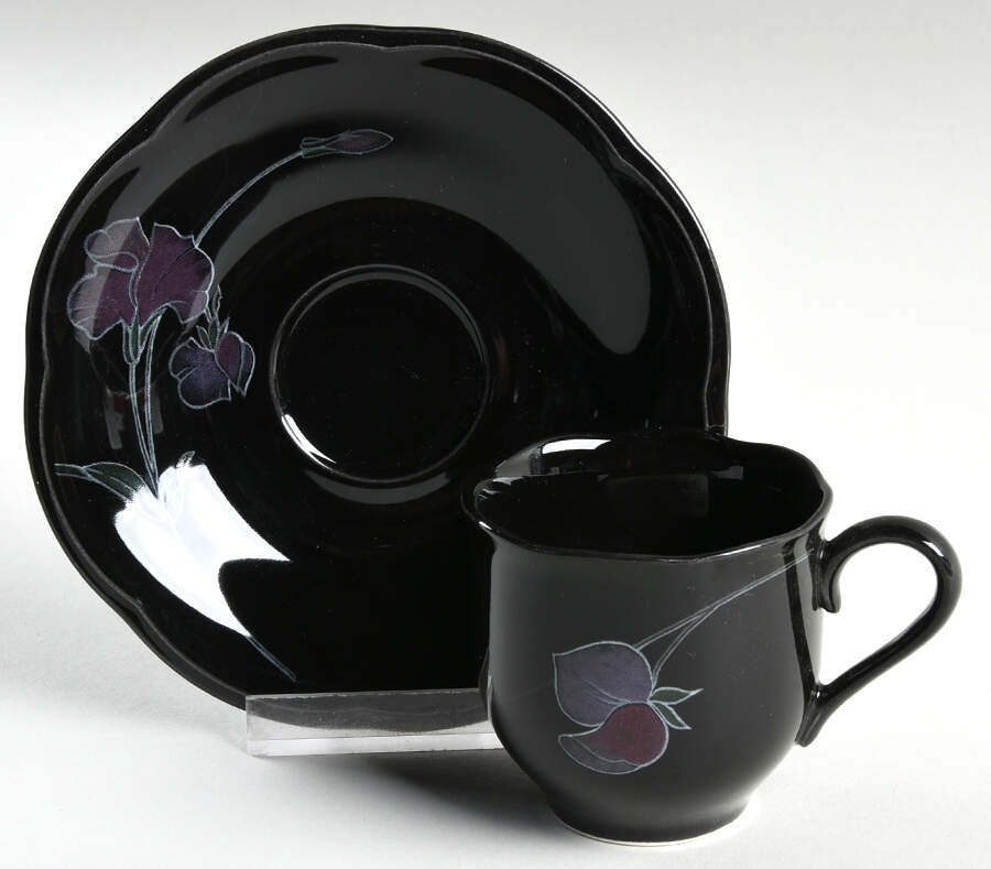 Tango Flat Demitasse Cup & Saucer Set by Mikasa-1