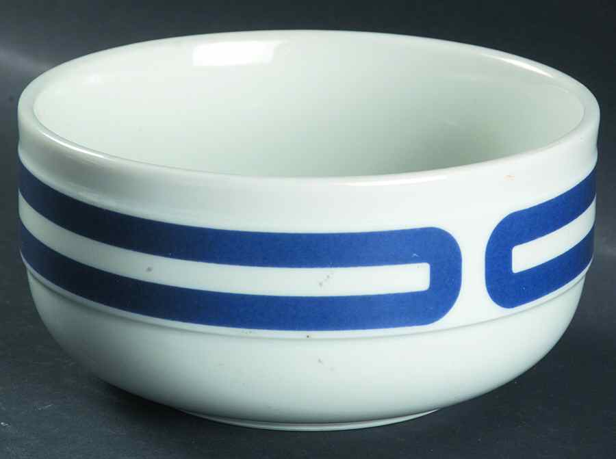 Tangent Blue Coupe Cereal Bowl by Mikasa-1
