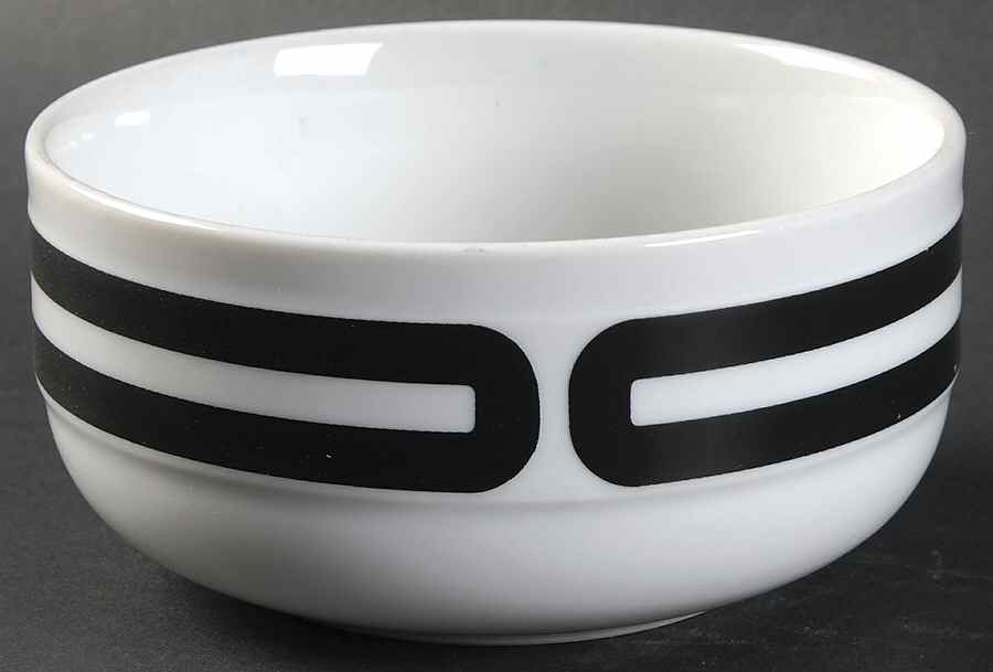 Tangent Black Coupe Cereal Bowl by Mikasa-1