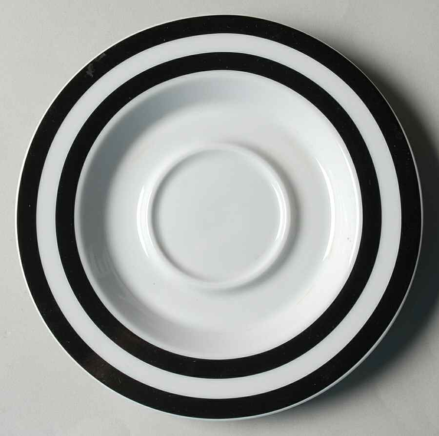 Tangent Black Saucer by Mikasa-1