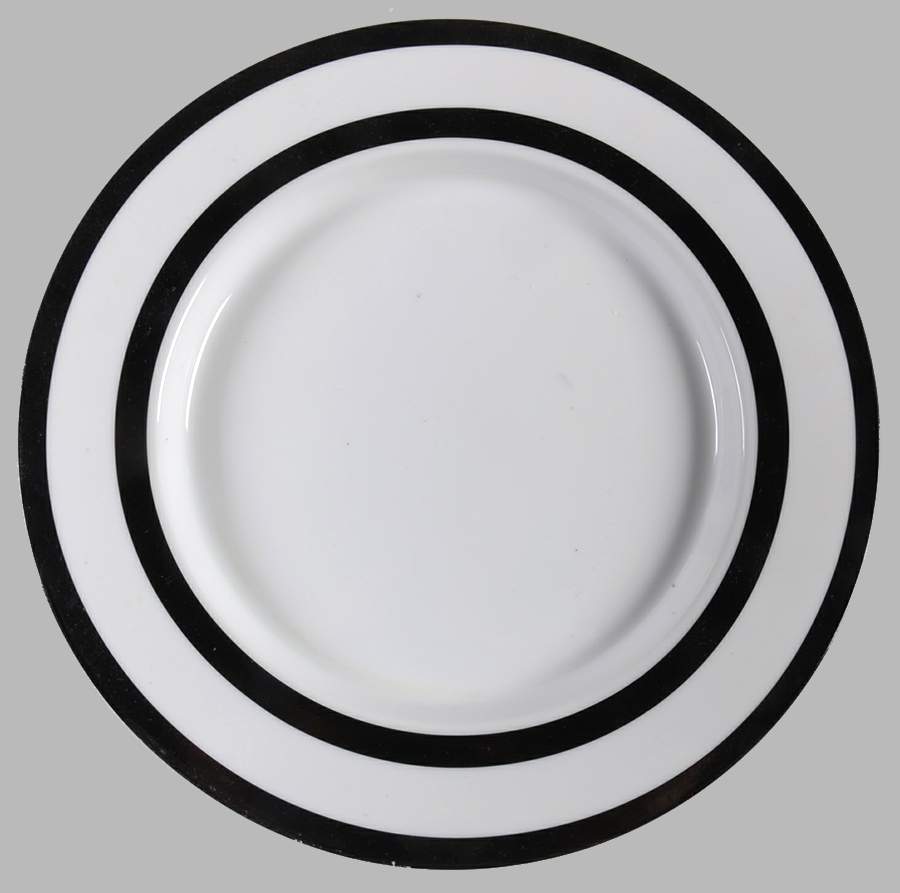 Tangent Black Salad Plate by Mikasa-1