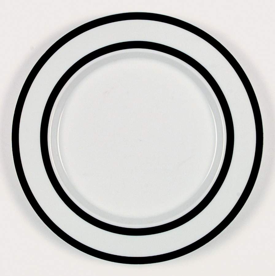 Tangent Black Dinner Plate by Mikasa-1