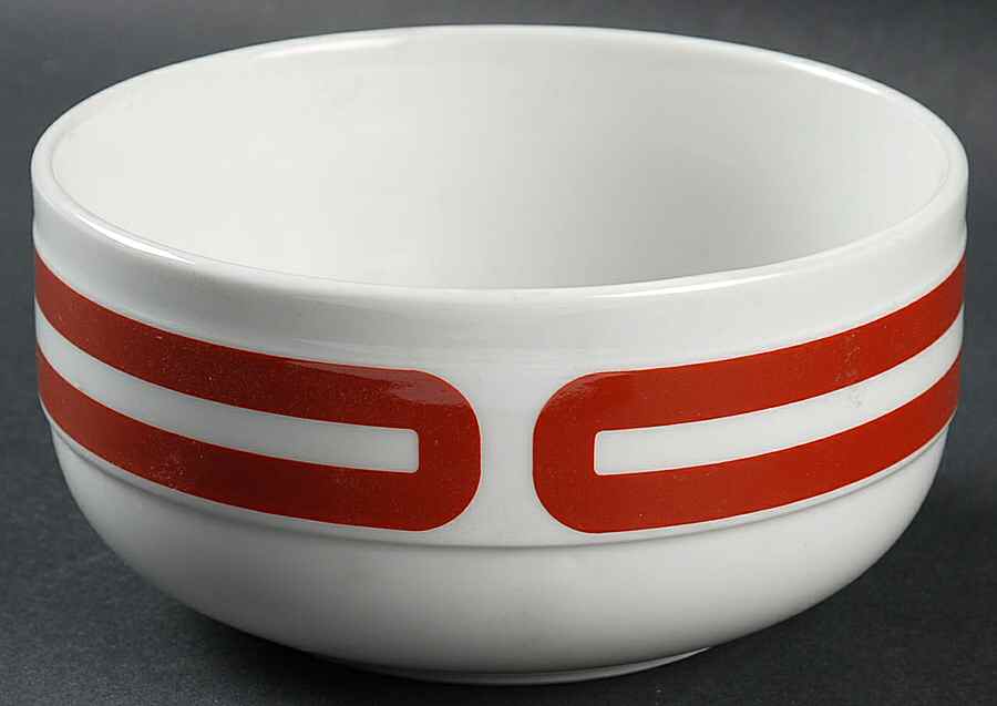 Tangent Terra Cotta Coupe Cereal Bowl by Mikasa-1