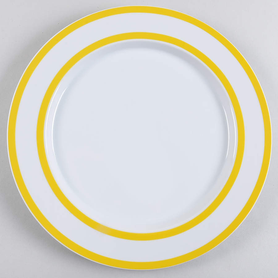 Tangent Yellow 12" Chop Plate (Round Platter) by Mikasa-1