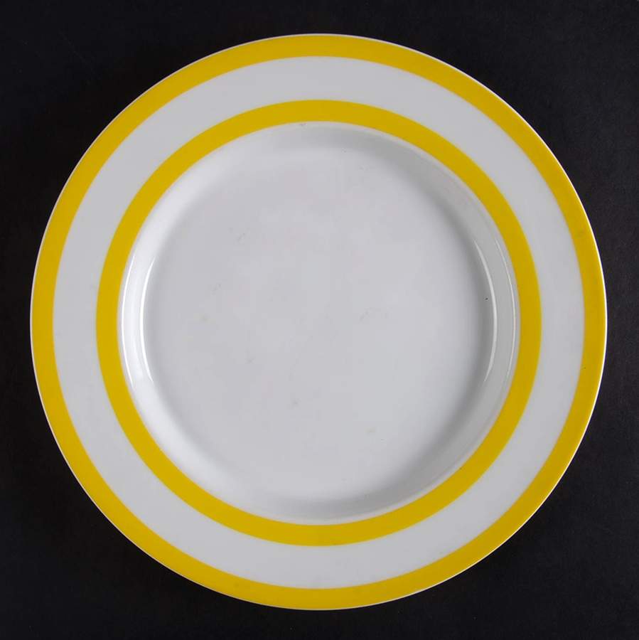 Tangent Yellow Salad Plate by Mikasa-1