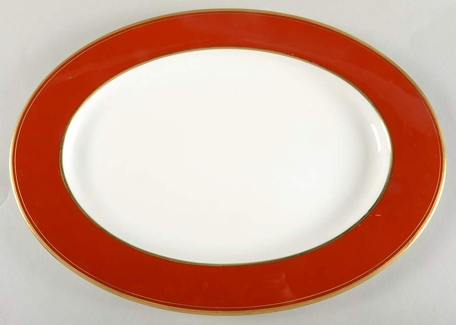 Tawny Port 17" Oval Serving Platter by Mikasa-1
