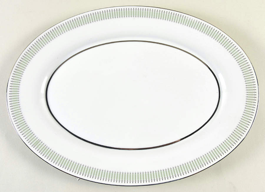 Tara 14" Oval Serving Platter by Mikasa-1