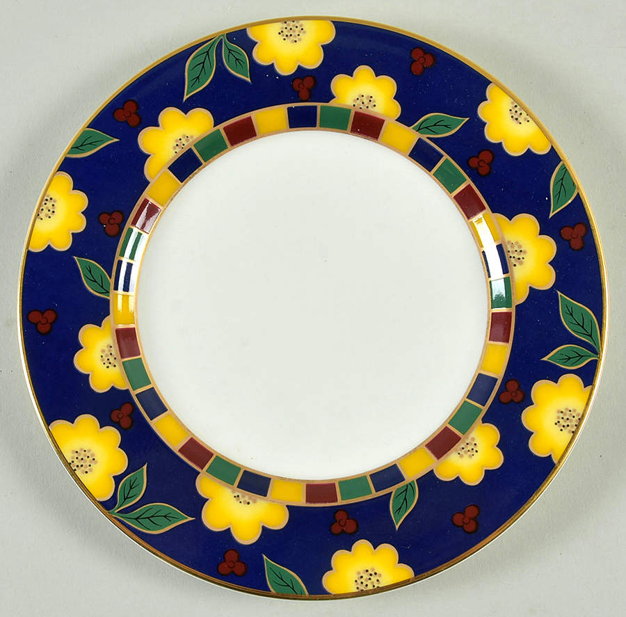Tea Ceremony Cobalt Blue Salad Plate by Mikasa-1
