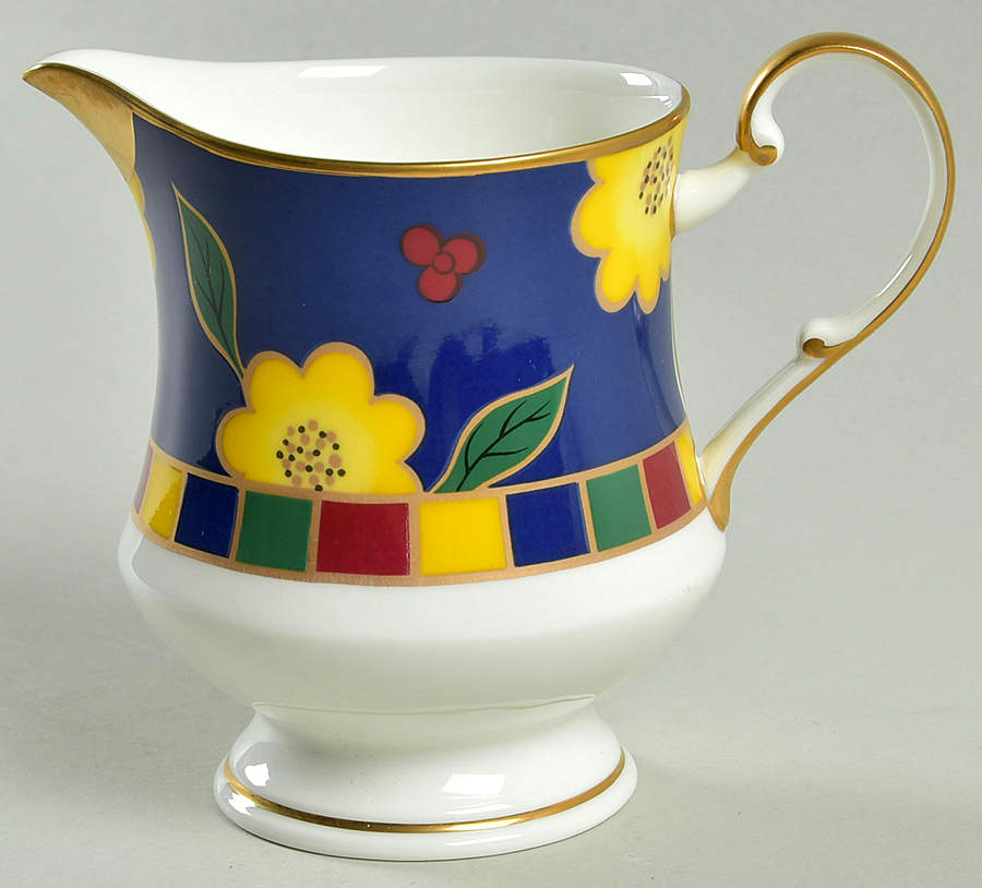Tea Ceremony Cobalt Blue Creamer by Mikasa-1