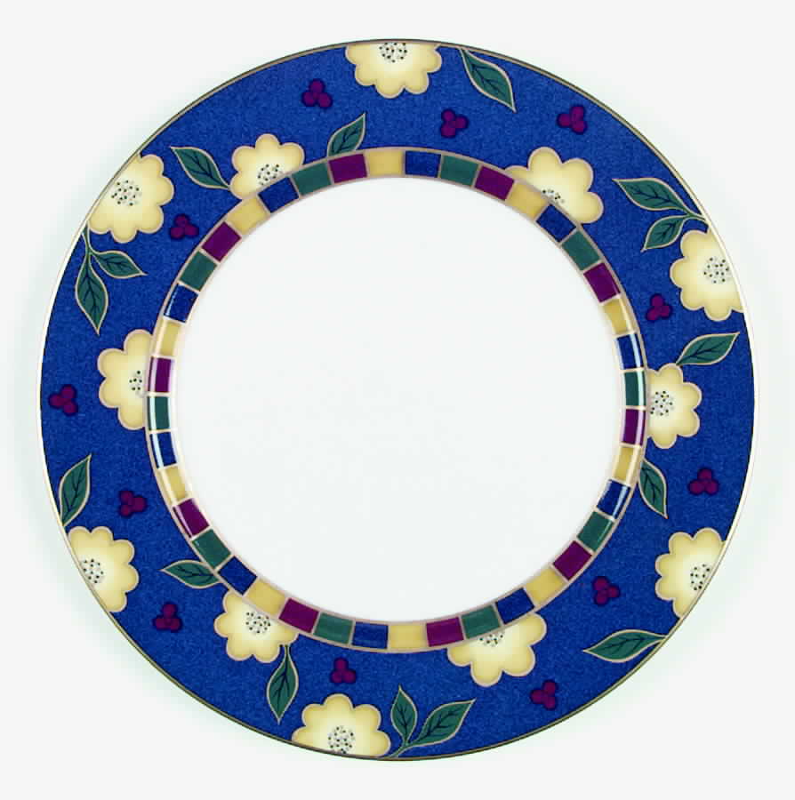 Tea Ceremony Cobalt Blue Dinner Plate by Mikasa-1