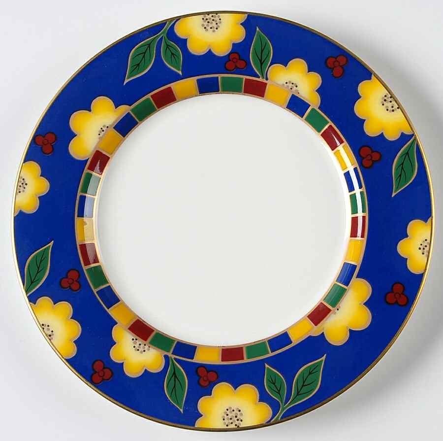 Tea Ceremony Cobalt Blue Bread & Butter Plate by Mikasa-1