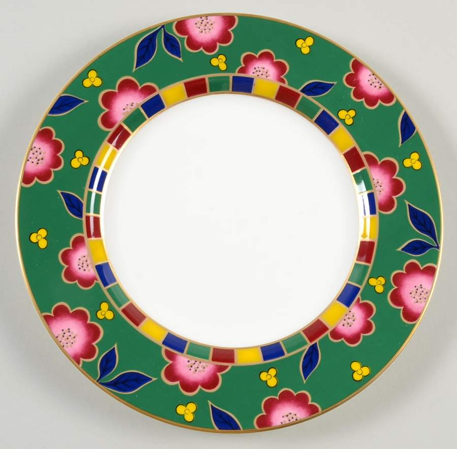 Tea Ceremony Ming Green Salad Plate by Mikasa-1