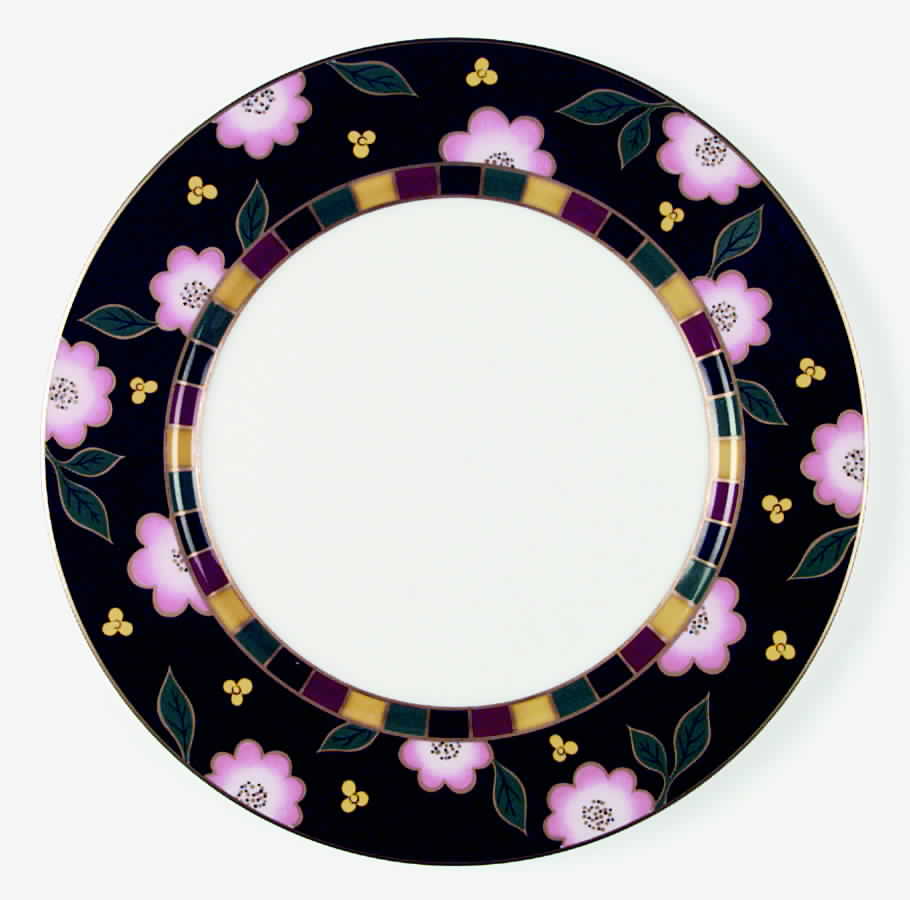 Tea Ceremony Onyx Dinner Plate by Mikasa-1