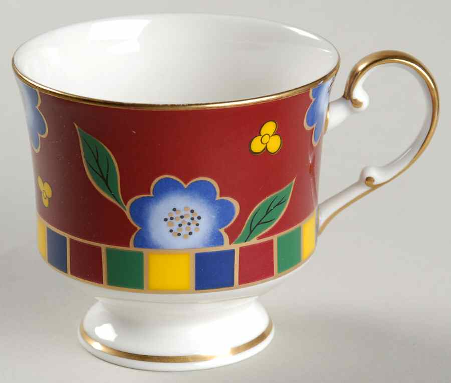 Tea Ceremony Persian Red Footed Cup by Mikasa-1