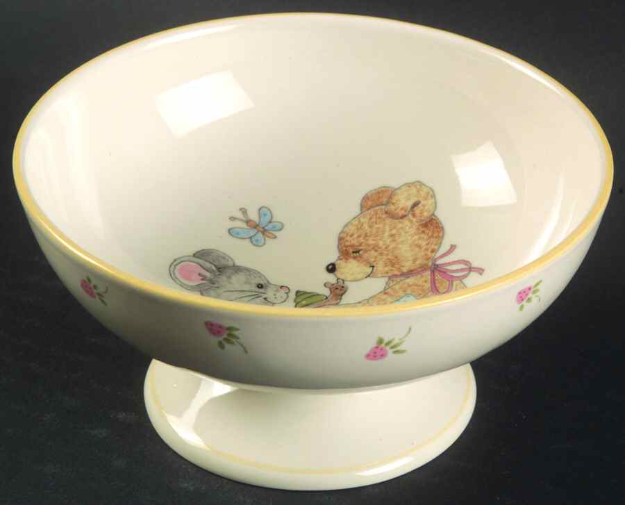 Teddy Large Footed Fruit Bowl by Mikasa-1