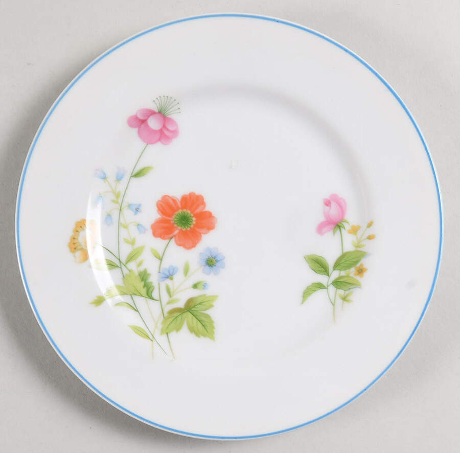 Tea Garden Bread & Butter Plate by Mikasa-1
