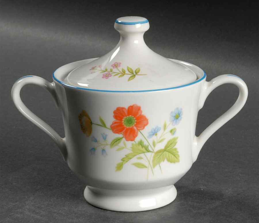 Tea Garden Sugar Bowl & Lid by Mikasa-1