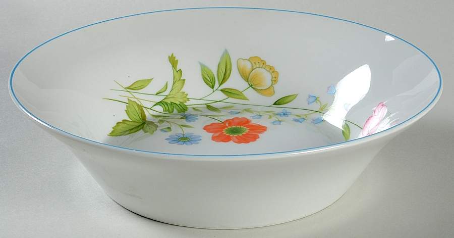 Tea Garden 9" Round Vegetable Bowl by Mikasa-1