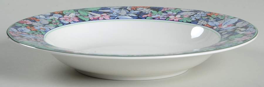 Terrace Garden Large Rim Soup Bowl by Mikasa-1