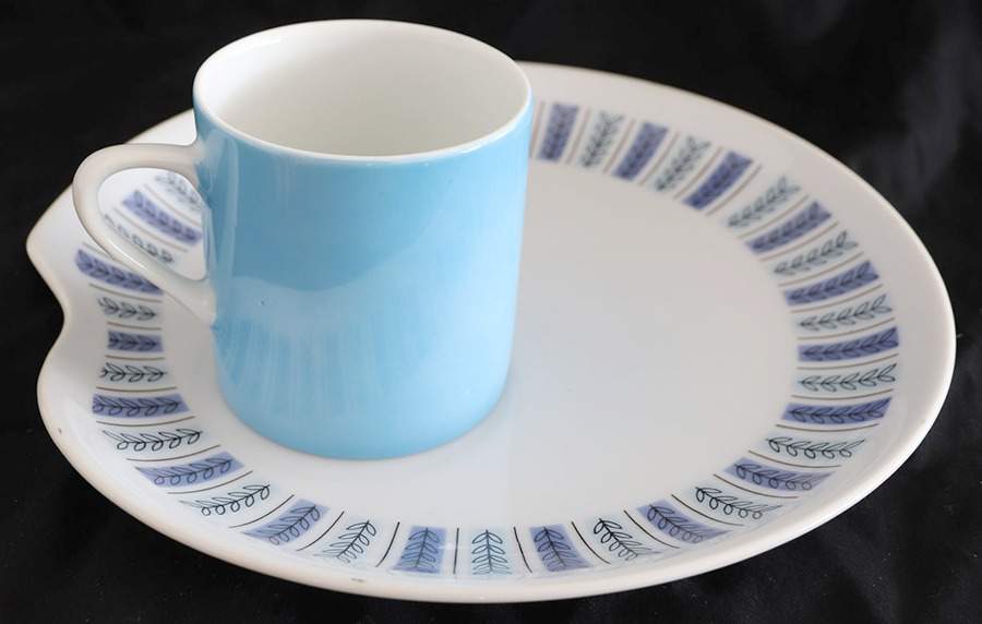 Tempo Snack Plate & Cup Set by Mikasa-1