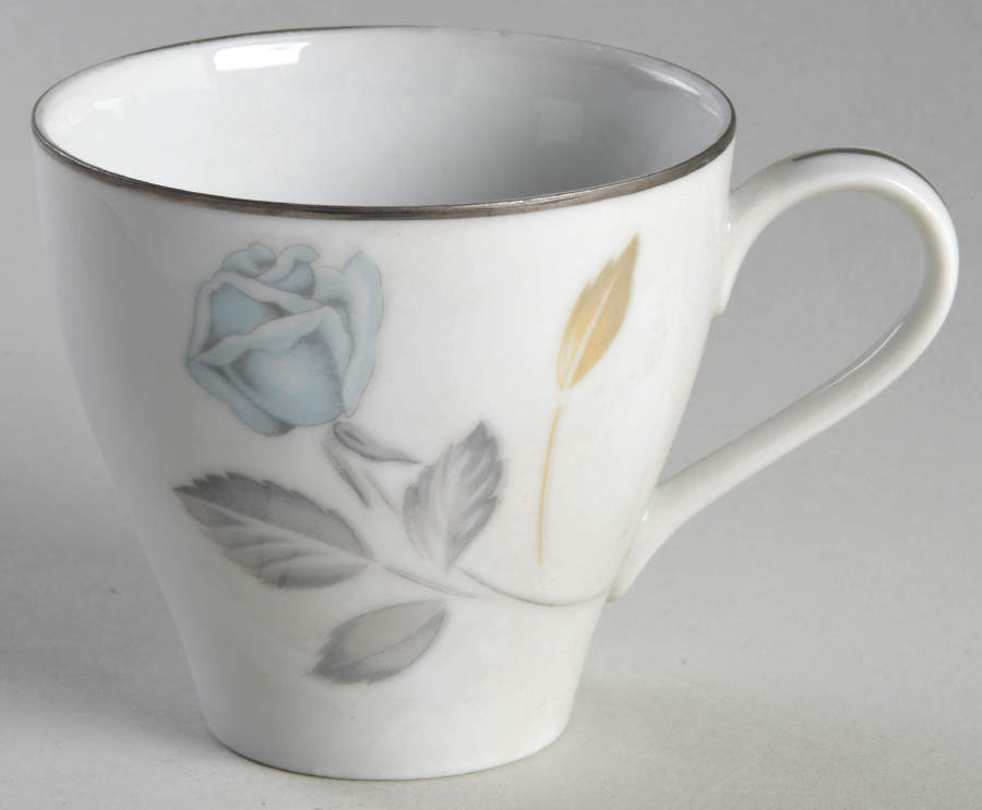 Tea Rose Blue Flat Cup by Mikasa-1