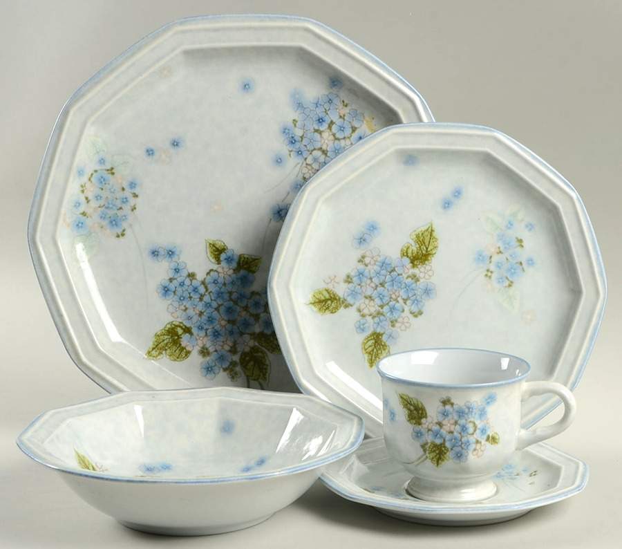 Terrazzo Blue 5 Piece Place Setting by Mikasa-1