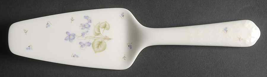 Tender Violets Solid Ceramic Pie/Cake Server by Mikasa-1