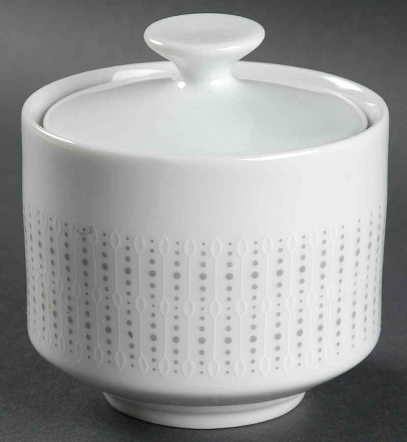 Tiara Sugar Bowl & Lid by Mikasa-1