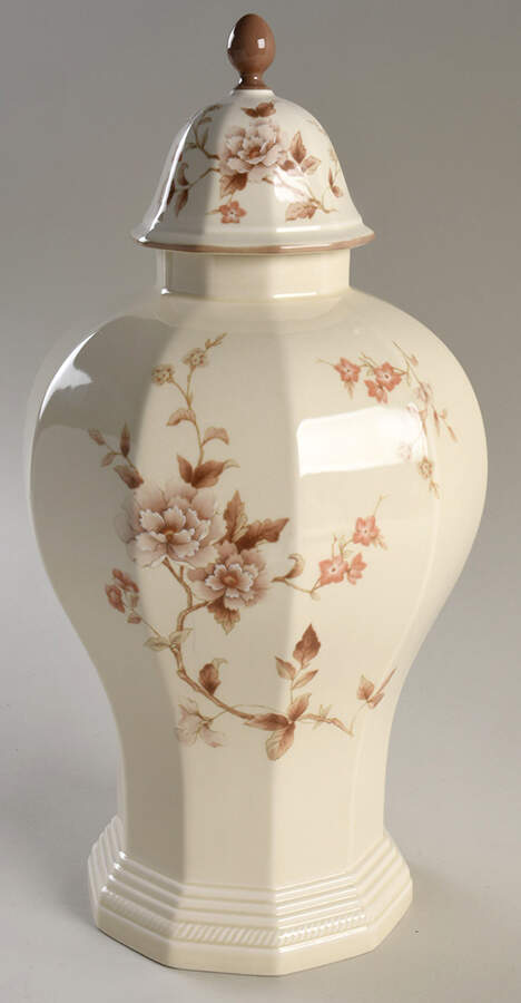 Tivoli Garden Covered Vase by Mikasa-1